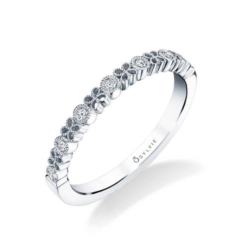 Sylvie Josephine 14K Gold Wedding Band