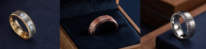 Bleu Royale Wedding Bands