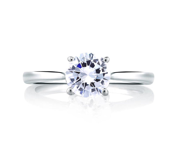 A.JAFFE Seasons of Love Round Diamond Engagement Ring Setting