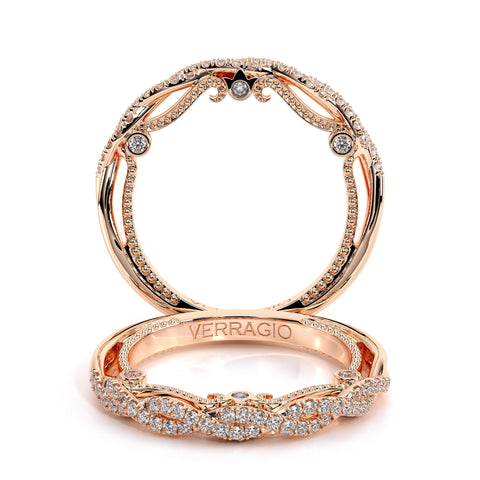 Verragio INSIGNIA 7074W 18k Rose Gold Round Women's Band