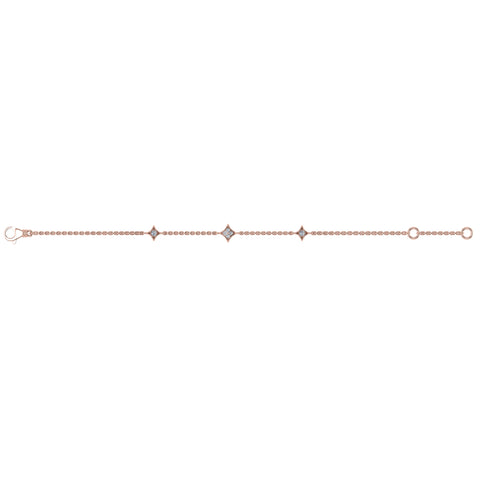 Vlora Estrella 14K Diamond Multi Vlora Star Bracelet (0.07CTW)