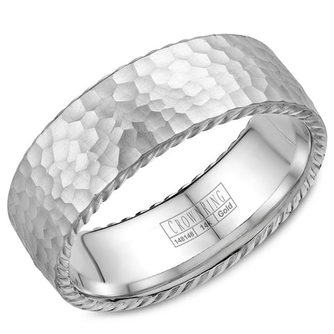 CrownRing Comfort Fit Wedding Band WB-004R8W