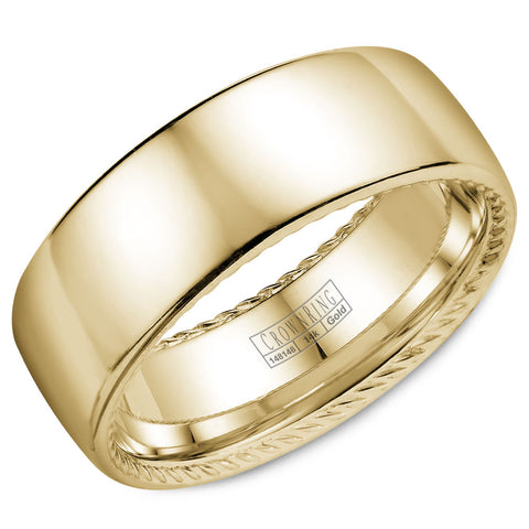 CrownRing Comfort Fit Wedding Band WB-012R8Y