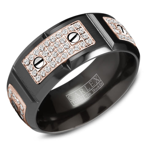 CARLEX Sport Mens Wedding Band WB-9792RB