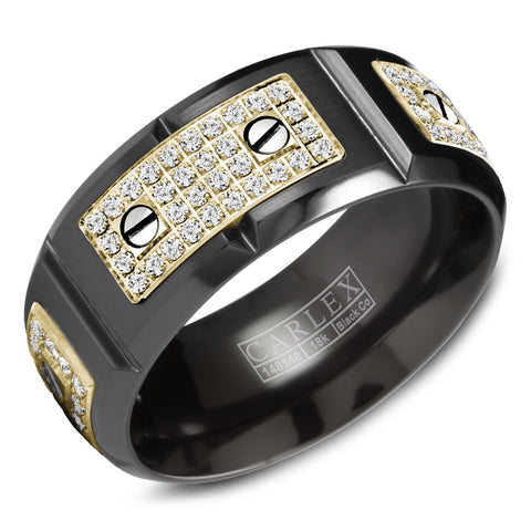 CARLEX Sport Mens Wedding Band WB-9792YB