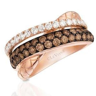Le Vian® Chocolate and Vanilla 14k Diamond Ring (1.32 CTW)