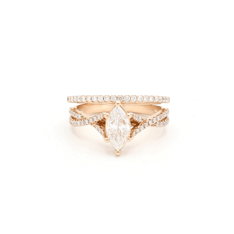 Marquise Complete Bridal Set (1.00CTW)