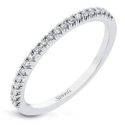Simon G. Oval Cut Hidden Halo Engagement Ring Setting (0.32CTW)