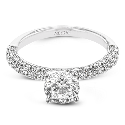 LR2595 WHITE 18K SEMI
